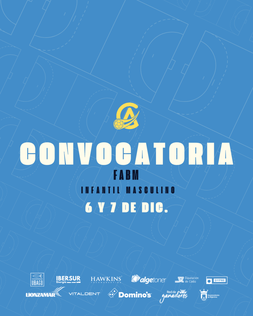 Convocatoria FABM – Infantil Masculino – 6 y7  Dic.
