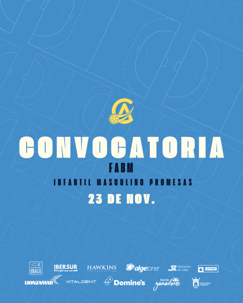 Convocatoria FABM – Infantil Masculino Promesas – 23 Nov.