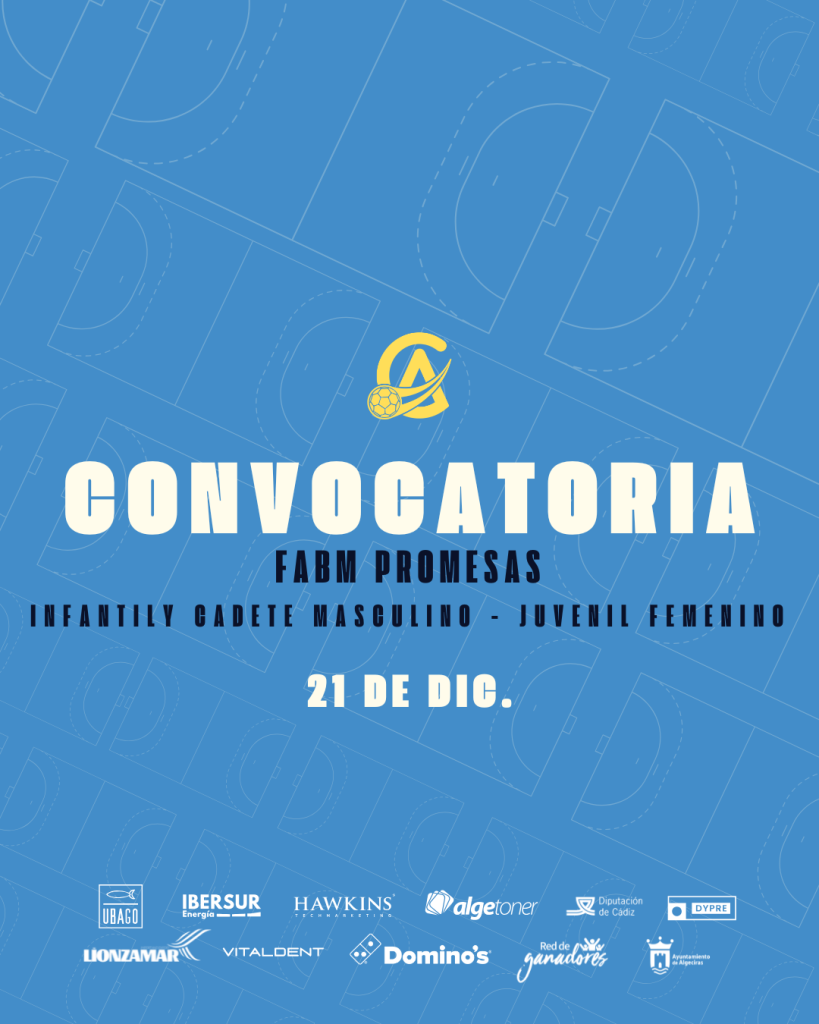 Convocatoria FABM Promesas – Infantil y Cadete Masculino + Juvenil Femenino